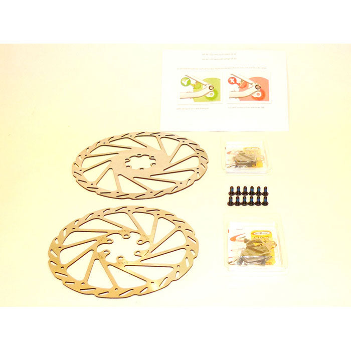Brake-Rotor set 180mm Genius LT10